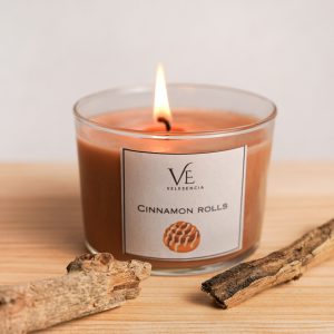 Vela Aromática de Cinnamon Rolls
